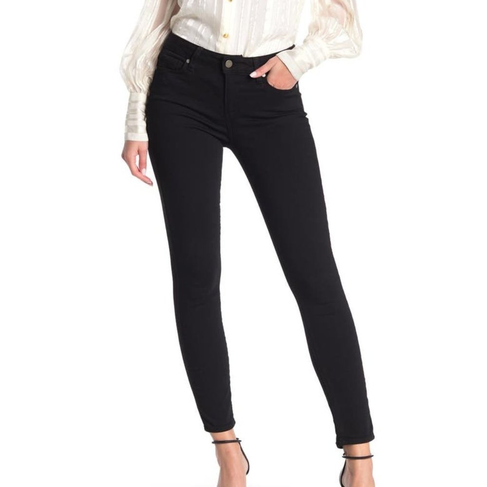 PAIGE Verdugo Ankle Black Jeans Size 31
